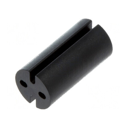 Bucșă de distanțare LED PVC Ø4,8mm pentru LED Ø3mm, Lungime 9,5mm | Electronic-mag.ro | Componente Electronice