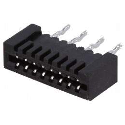 Conector FFC/FPC drept 8 PIN Non-ZIF THT cositorit 20mΩ 1mm | Electronic-mag.ro | Componente Electronice