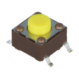 Microîntrerupător TACT SPST-NO 0,05A 12VDC SMT | Electronic-mag.ro | Componente Electronice