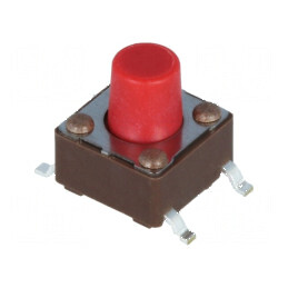 Microîntrerupător TACT SPST-NO 0,05A/12VDC SMT | Electronic-mag.ro | Componente Electronice