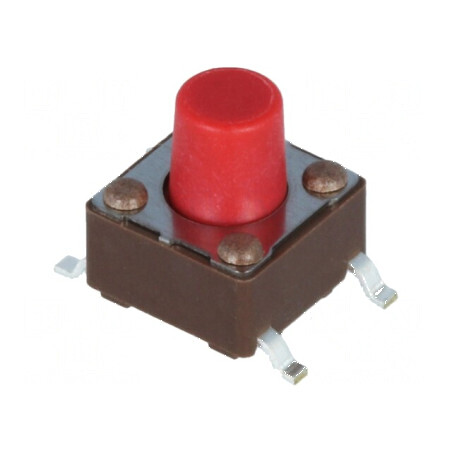 Microîntrerupător TACT SPST-NO 0,05A/12VDC SMT | Electronic-mag.ro | Componente Electronice