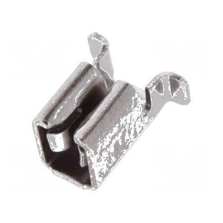 Terminal plat 6,4mm dublu mamă SMT alamă 0,5-0,8mm | Electronic-mag.ro | Componente Electronice