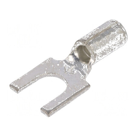 Furcă M4 crimpată pe cablu neizolat cupru 16AWG-14AWG | Electronic-mag.ro | Componente Electronice