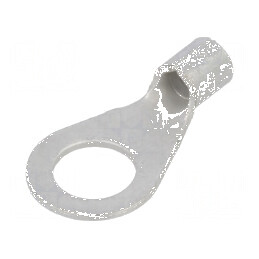 Vârf inelar M8 4-6mm² crimpat cu cablu cositorit cupru 8,5mm | Electronic-mag.ro | Componente Electronice