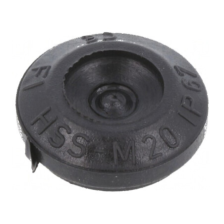 Manșon elastomer termoplastic TPE negru 20mm | Electronic-mag.ro | Componente Electronice