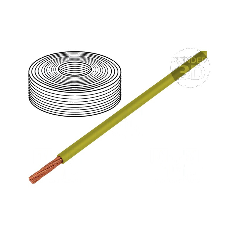 Cablu LifY 1x0,1mm² litat Cu PVC galben 300V 15-80°C | Electronic-mag.ro | Componente Electronice Cablu LifY 1x0,1mm² litat Cu PVC galben 300V 15-80°C | Electronic-mag.ro | Componente Electronice