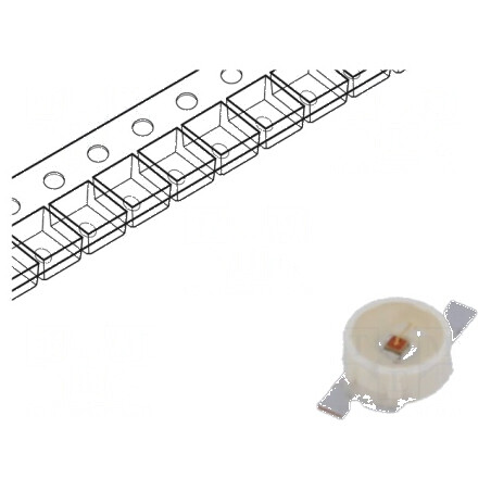 LED SMD roșie 1,91-3,78mlm 560-1400mcd Ø2,1mm 120° PointLED® | Electronic-mag.ro | Componente Electronice