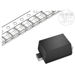 Diodă redresoare SMD 400V 2A M1F Ufmax 1,1V Ifsm 25A Ir 10uA | Electronic-mag.ro | Componente Electronice