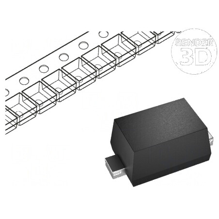 Diodă redresoare SMD 400V 2A M1F Ufmax 1,1V Ifsm 25A Ir 10uA | Electronic-mag.ro | Componente Electronice
