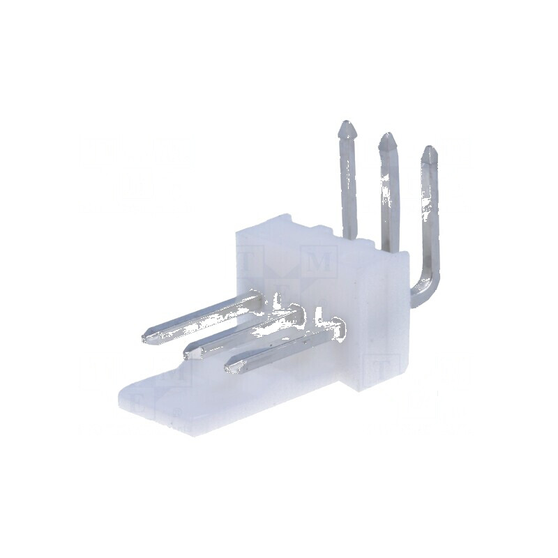 Conector cablu-placă soclu tată KK 254 2,54mm 3 PIN THT 4A | Electronic-mag.ro | Componente Electronice