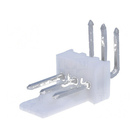 Conector cablu-placă soclu tată KK 254 2,54mm 3 PIN THT 4A | Electronic-mag.ro | Componente Electronice