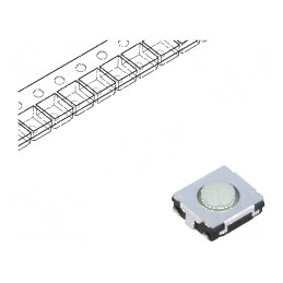 Microîntrerupător TACT SPST 0,02A/15VDC SMT Poz: 2 | Electronic-mag.ro | Componente Electronice