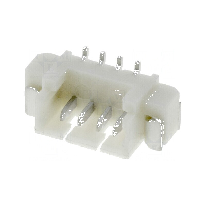 Conector cablu-placă soclu tată 1,25mm PIN 4 SMT 125V 1A | Electronic-mag.ro | Componente Electronice