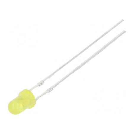 LED 3mm galben 10000-12000mcd 30° convex | Electronic-mag.ro | Componente Electronice