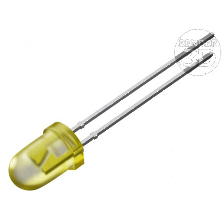 LED 5mm galben 14400÷18000mcd 30° convex | Electronic-mag.ro | Componente Electronice