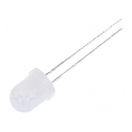 LED 8mm Albastru 2180-3000mcd 30° Convex | Electronic-mag.ro | Componente Electronice