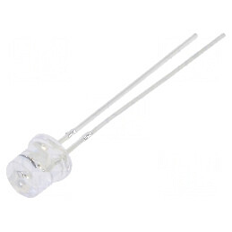 LED 5mm Albastru 750mcd 140° Plat, Nr. Term: 2 | Electronic-mag.ro | Componente Electronice