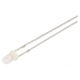 LED 3mm Albastru 750-1120mcd 30° Convex | Electronic-mag.ro | Componente Electronice
