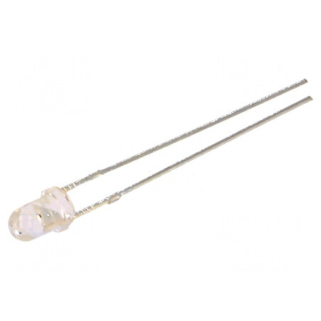 LED 3mm portocalie 1120-1560mcd 30° convex | Electronic-mag.ro | Componente Electronice