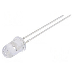LED 5mm portocalie 1120-1560mcd 30° convex | Electronic-mag.ro | Componente Electronice