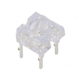 LED Super Flux oval portocalie 7,62x7,62mm 4200-5800mcd 30mA | Electronic-mag.ro | Componente Electronice