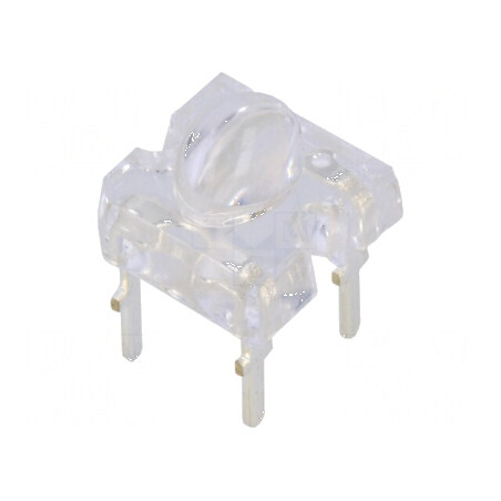 LED Super Flux oval portocalie 7,62x7,62mm 4200-5800mcd 30mA | Electronic-mag.ro | Componente Electronice