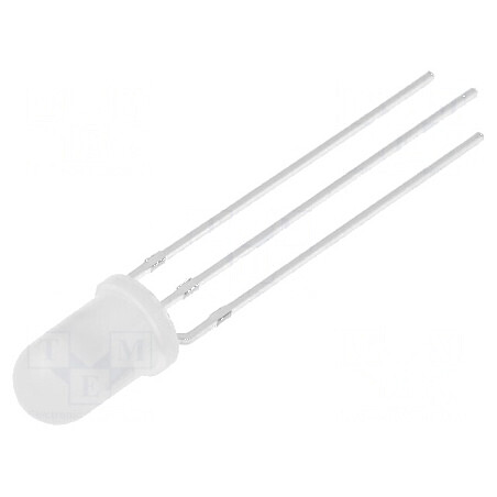 LED 5mm roșie/verde 30° convex nr. term 3 | Electronic-mag.ro | Componente Electronice