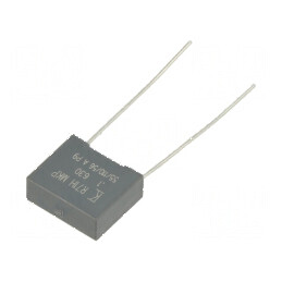 Condensator polipropilenă R71 100nF 13x11x5mm THT ±10% | Electronic-mag.ro | Componente Electronice