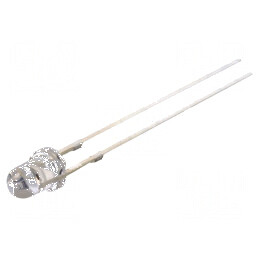 LED 3mm galben 12V 30° 1120-1560mcd convex | Electronic-mag.ro | Componente Electronice