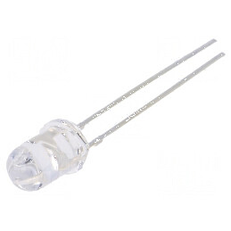 LED 5mm galben 1120÷1560mcd 30° convex 12VDC | Electronic-mag.ro | Componente Electronice