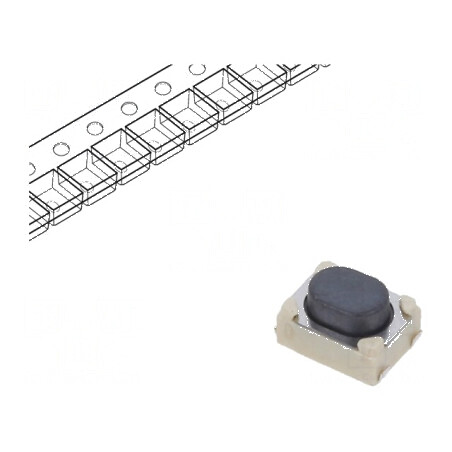 Microîntrerupător TACT SPST-NO 0,05A/16VDC SMT Poz: 2 | Electronic-mag.ro | Componente Electronice