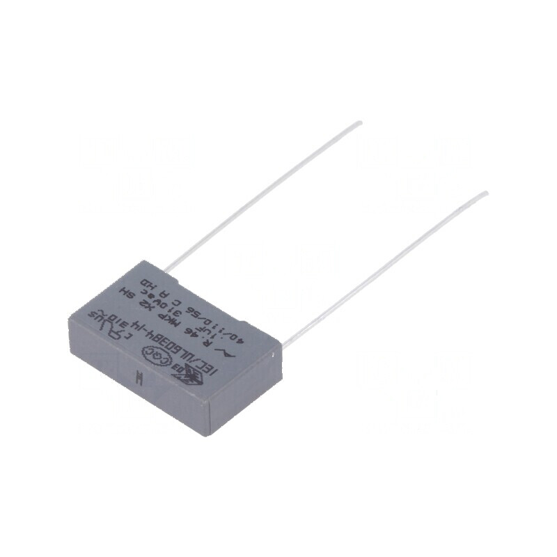 Condensator polipropilenă X2 R46 310V 100nF 18x5x11mm THT | Electronic-mag.ro | Componente Electronice