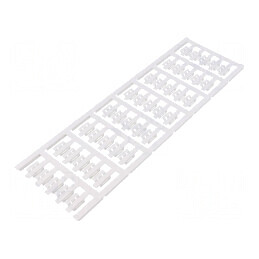 Markere poliamidă 66 albă 1,5-2,5mm -40÷100°C clichet SFC | Electronic-mag.ro | Componente Electronice