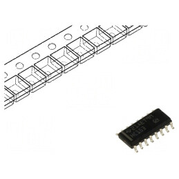 Multiplexor digital 4 la 1 SMD SO16 - selector de date | Electronic-mag.ro | Componente Electronice