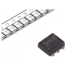 Tranzistor N-MOSFET 30V 1,6A 0,5W UF6 x2 | Electronic-mag.ro | Componente Electronice