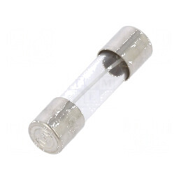 Siguranţă cilindrică sticlă 63mA 250VAC întârziere | Electronic-mag.ro | Componente Electronice