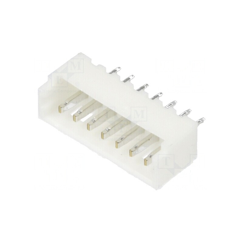 Conector cablu-placă soclu tată 1,25mm PIN 7 THT 125V 1A | Electronic-mag.ro | Componente Electronice