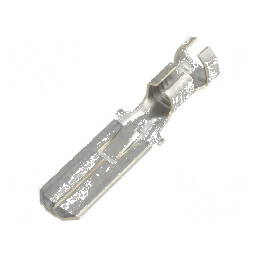 Terminal plat 6,3mm 0,8mm tată pentru cablu 4÷6mm2 crimpat drept | Electronic-mag.ro | Componente Electronice