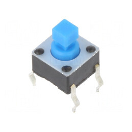 Microîntrerupător TACT SPST-NO 0,05A 24VDC THT | Electronic-mag.ro | Componente Electronice