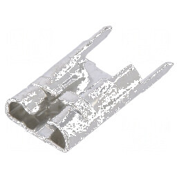 Terminal plat 6,3mm 0,8mm mamă THT alamă cositorită | Electronic-mag.ro | Componente Electronice