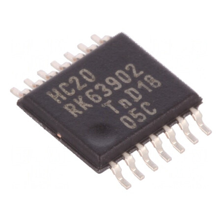 IC digital NAND 2 canale 4 intrări CMOS SMD TSSOP14 tub HC | Electronic-mag.ro | Componente Electronice