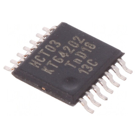 Circuit integrat NAND digital 4 canale CMOS TTL SMD TSSOP14 4,5-5,5VDC | Electronic-mag.ro | Componente Electronice