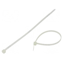 Colier de strângere poliamidă 210mm 4,7mm 355N naturală | Electronic-mag.ro | Componente Electronice