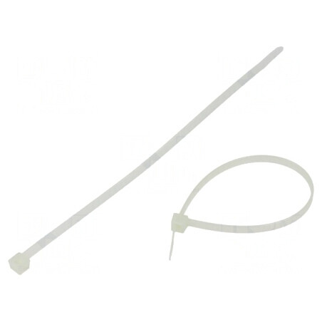 Colier de strângere poliamidă 210mm 4,7mm 355N naturală | Electronic-mag.ro | Componente Electronice