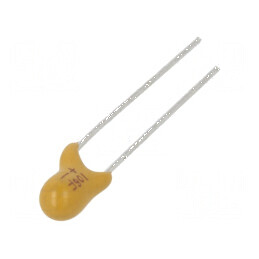 Condensator Tantal 10uF 16VDC THT ±20% -55÷85°C 2,54mm | Electronic-mag.ro | Componente Electronice