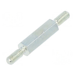 Piuliță distanțieră filet M2,5 12mm hexagonală | Electronic-mag.ro | Componente Electronice