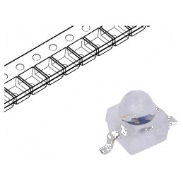 Fotodiodă PIN 1,8mm SMD Gull Wing 900nm 15° | Electronic-mag.ro | Componente Electronice