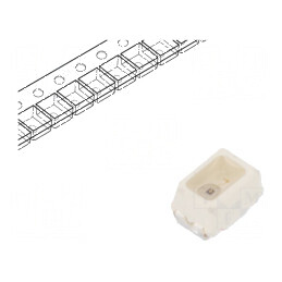 LED SMD Mini PLCC2 Verde 14-28mcd 2,3x1,3x1,4mm 60° 2,2-2,6V | Electronic-mag.ro | Componente Electronice