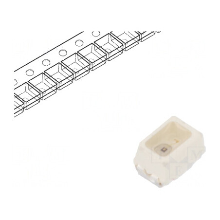 LED SMD Mini PLCC2 Verde 14-28mcd 2,3x1,3x1,4mm 60° 2,2-2,6V | Electronic-mag.ro | Componente Electronice
