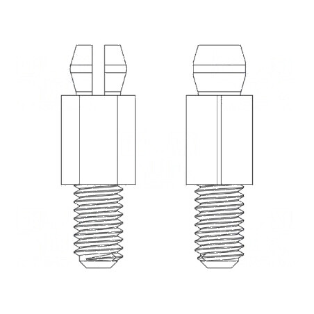 Distanțier PCB Poliamidă 66 22,2mm Natural UL94V-2 | Electronic-mag.ro | Componente Electronice